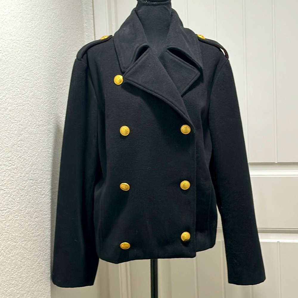 Rebecca Minkoff Navy Coat Jacket. Size large.
